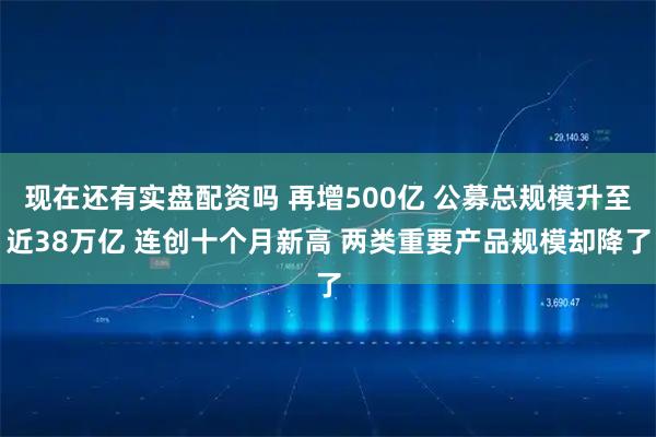 现在还有实盘配资吗 再增500亿 公募总规模升至近38万亿 连创十个月新高 两类重要产品规模却降了